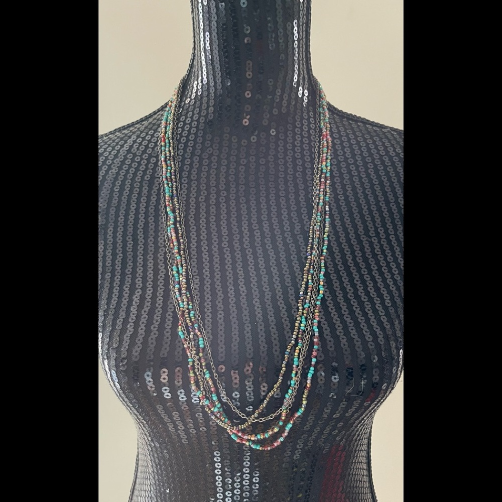 Vintage Multi Strand Necklace
